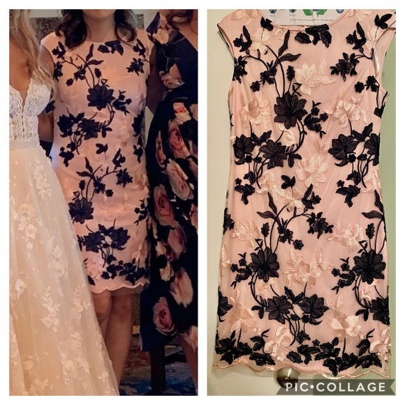 Donna Ricco embroidered sheath dress - Picture 3 of 4